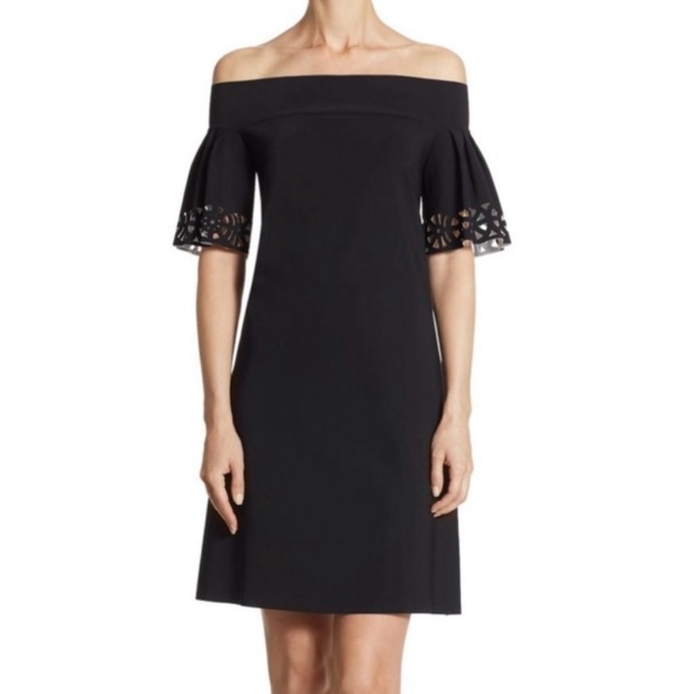 NWOT Chiara Boni La Petite Robe off Shoulder Designer Dress